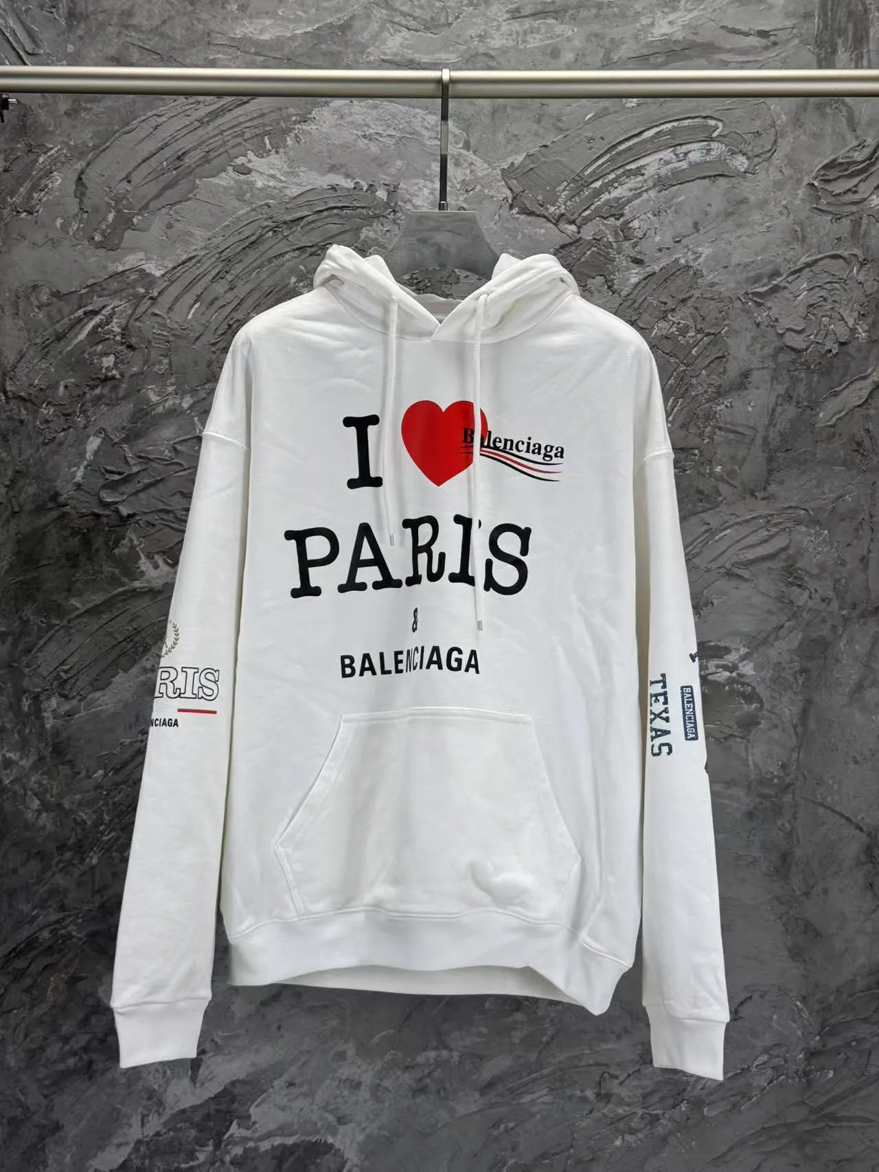 BALENCI*GA New Arrival Balenciaxx . . . 460g Same Style -Color：Black White -SIZE：Xs S M L 8957#